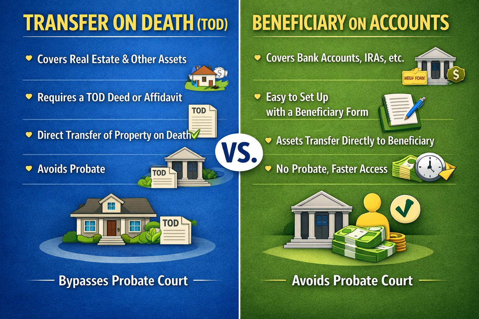 Beneficiary or Transfer on Death- Do you know the difference?